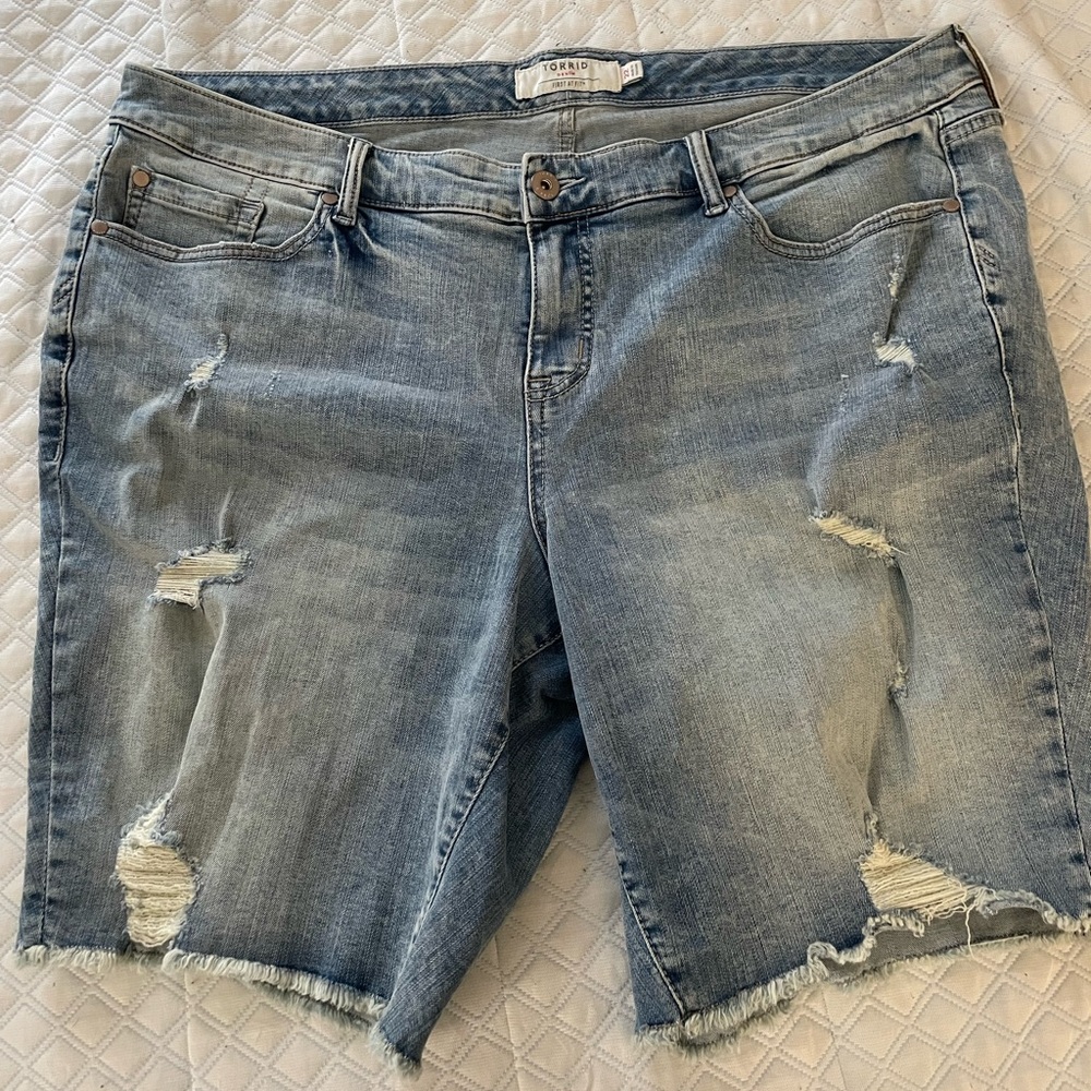 Torrid jean shorts